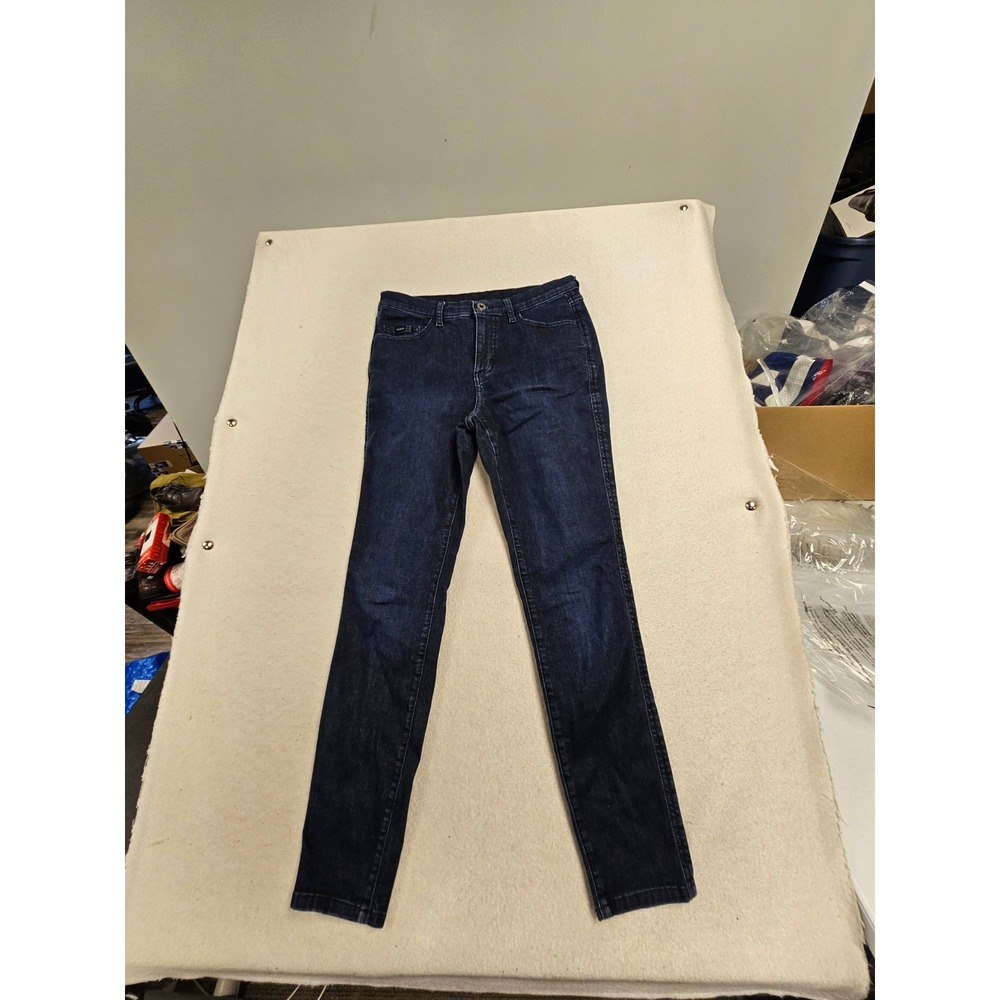 Kuhl Womens Dark Wash Indigo Denim Jeans Size 6 Short Outdoor Casual Pants